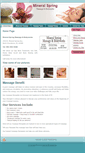 Mobile Screenshot of mineralspring-massage.com